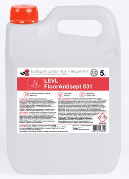 Моющий щелочной концентрат с антибактериальными свойствами LEVL FloorAntisept 831