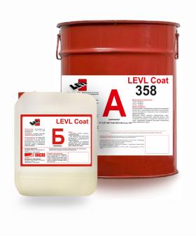 Полиуретановый двухкомпонентный наливной пол LEVL Coat 358