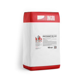 Концентрированный состав для удаления известковых отложений, цементных и стойких атмосферных загрязнений с минеральных оснований РЕСТАНИТ РС 431