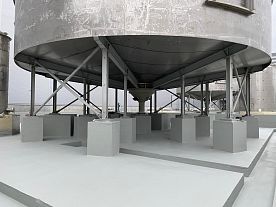 Гидроизоляция приямков емкостей наружного оборудования Установки прямого выщелачивание