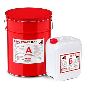 Двухкомпонентная эпоксидная грунт-эмаль по бетону LEVL Coat 218