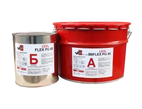 Двухкомпонентный цветной герметик LEVL Flex PU 45