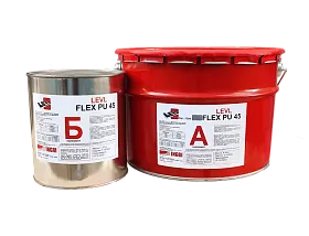 Двухкомпонентный цветной герметик LEVL Flex PU 45